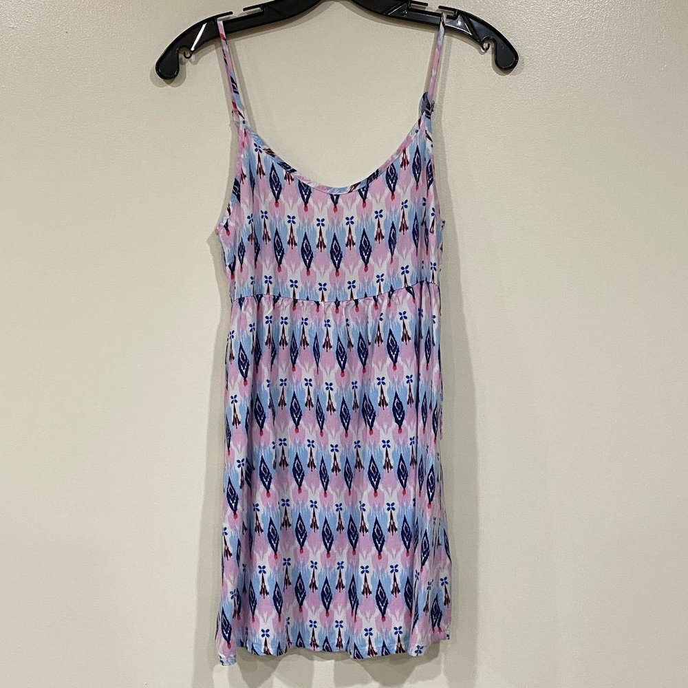 H&M Divided Pink Blue Summer Mini Dress